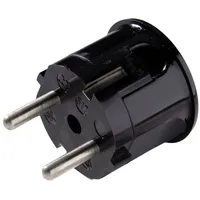 Martin Kaiser 517/sw Schutzkontakt-Winkelstecker Polyamid 6 250 V Schwarz