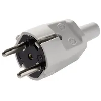 Martin Kaiser Kaiser 520/kws Schutzkontaktstecker PVC 250 V Kalkweiß