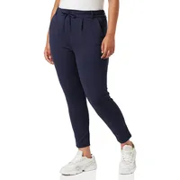 Only Bundfaltenhose Poptrash (1-tlg) Drapiert/gerafft blau L