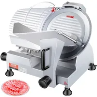 Vevor Kommerzieller Fleisch Allesschneider 240 W, Elektrische Aufschnittmaschine Lebensmittelschneider