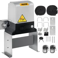 Vevor Schiebetoröffner, AC1400 1400 kg, mit 2 Fernbedienungen, Torantriebs-Hardware-Kit