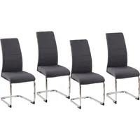 Hti-Living HTI-Line Schwingstuhl SallyC Grau 4er