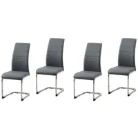 Hti-Living Schwingstuhl SallyC PU Grau