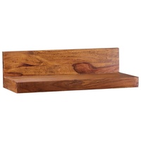 KADIMA DESIGN Wandregal Massivholz Flexibles Landhaus-Design, pflegeleicht. Braun, Holz,