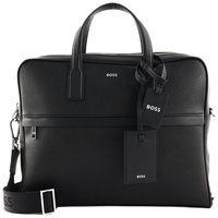 Boss Zair Aktentasche Leder 40 cm Laptopfach schwarz