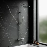 Omnires Y Duschsystem, Thermostat, mit Wanneneinlauf, Y1234ALCR