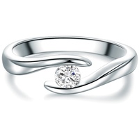Trilani Ring aus Sterling Silber in mit Zirkonia 54