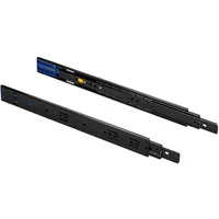 MS Beschläge Schubladenauszug Schwarz Vollauszug 30 KG 350 mm