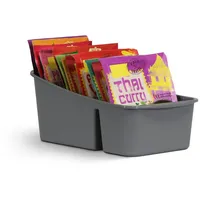 Pro Home Küchen Organizer mit 3 Fächern - Aufbewahrungsbox
