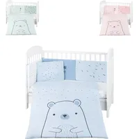 KIKKABOO Kikkaboo, Kinderbettwäsche, Babybettwäsche 6-tlg. 120 x 60