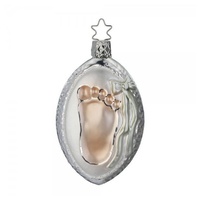 INGE-GLAS Babys Fußabdruck 9 cm