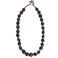 COLLEZIONE ALESSANDRO Lange Kette Holly Holz braun