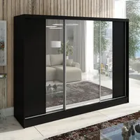 Mebloland Schwebetürenschrank VIDA, 3-türig Schrank 200 cm Kleiderschrank mit