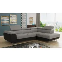 Sofnet Ecksofa Caris mit Schlaffunktion und einstellbare Kopfstützen, Wohnlandschaft