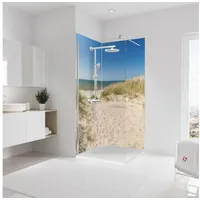 Schulte Duschrückwand Foto Neue Dünen, Wandverkleidung aus 3mm Aluminiumverbundplatte,