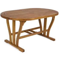 Natur24 Ausziehtisch Noemi 150/200 x 90 cm Oval Akazienholz