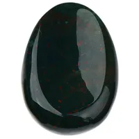 Nklaus Daumenstein Heliotrop Edelstein 5x3,5cm Heilstein Handschmeichler Energiebalance 14883