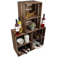 Kistenkolli Altes Land 3er set Elfriede Palisander mit Quer