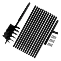 VidaXL Hand-Erdbohrer mit Griff 200 mm