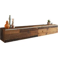 Mirjan24 Tv-Lowboard, Braun, Holzwerkstoff, Rechteckig,Rechteckig, 180x30x33 cm, Wohnzimmer, Wohnwände,