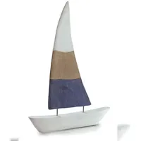 Moritz Holzdeko Segelboot 69,5 cm Atlantic Deko Schiff Maritime