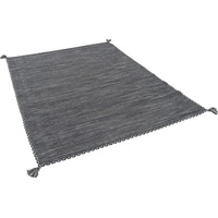 Pergamon Natur Teppich Kelim Prico Anthrazit, 120x180cm
