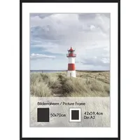 Haak Bilderrahmen schmal RICO ANTIREFLEX/Entspiegelt 50 X 70 cm