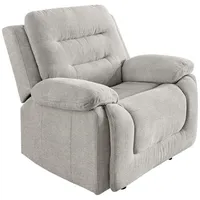 Luma-home Relax-Fernsehsessel, Grau, 1-Sitzer, einzeln stellbar,Quadratisch, 101x103x98 cm, Wohnzimmer,