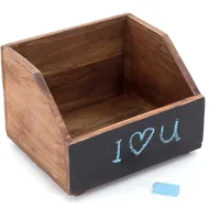 DESIGN DELIGHTS Schreibtisch-Organizer, Natur, Holz, 21x16x24 cm, Arbeitszimmer, Schreibtische