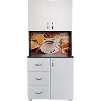 Hti-Living Küchenschrank Blanca Bistro 80 x 180 x 40