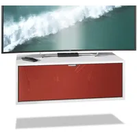 Vladon Lowboard, Bordeaux, 80x29x37 cm, Wohnzimmer, Wohnwände, Lowboards, Lowboards