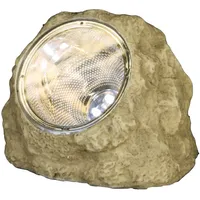 Star Trading LED, Solarleuchte Solarstein 14x11cm Dekolicht Gartendeko