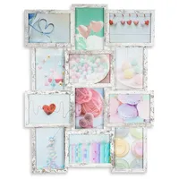 Levandeo Bilderrahmen Collage weiß 13x18 cm 12 St.