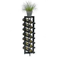 Art-Pol DanDiBo Weinregal Metall Schwarz Stehend 96323 80 cm