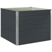 Furnicato Hochbeet Anthrazit 100 x 100 x 77 cm