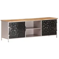 Furnicato TV-Schrank 120x30x40 cm Raues Mangoholz