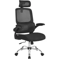 Songmics Bürostuhl Polyester Schwarz