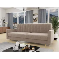 Sofnet Schlafsofa Sara - Couch mit Schlaffunktion und Bettkasten,