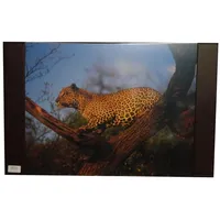 Loer & Schäfer Schreibtischunterlage mit Leopard 68 x 44