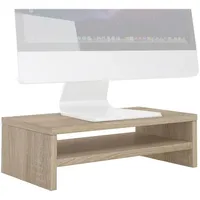 CARO-Möbel Monitorständer Subida Bildschirmaufsatz Schreibtischaufsatz Bildschirmerhöhung mit Ablagefach, in