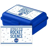 Nasa Brotdose mit Trennwand Blau, - Rocket Science, in