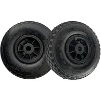 Baumarktplus 2x Sackkarrenrad Luftrad 260x85 3.00-4 75 mm 4PR