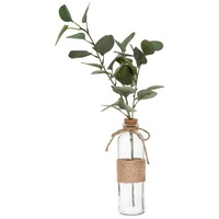 Atmosphera Créateur d'intérieur Atmosphera - Künstlicher Eukalyptus - Glasvase