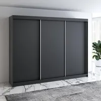 Mebloland Schwebetürenschrank Mero 3-türig Schrank 200 cm mit schublade