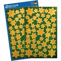 AVERY Sticker ZDesign Weihnachts-Sticker Sterne gold 96 Stück