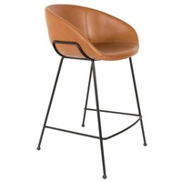 ZUIVER Feston Thekenhocker, braun