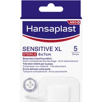 Hansaplast Pflaster Sensitive XL 5 Stück, steril 6 x