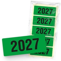 Itenga Jahreszahlen 33105805, Aufkleber, 60 x 25mm, 50 Etiketten,