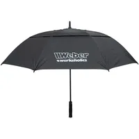 Weber #Werkeholics Regenschirm schwarz