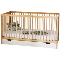 Kids Collective Babybett Kinderbett Gitterbett 60x120 cm mit Schublade